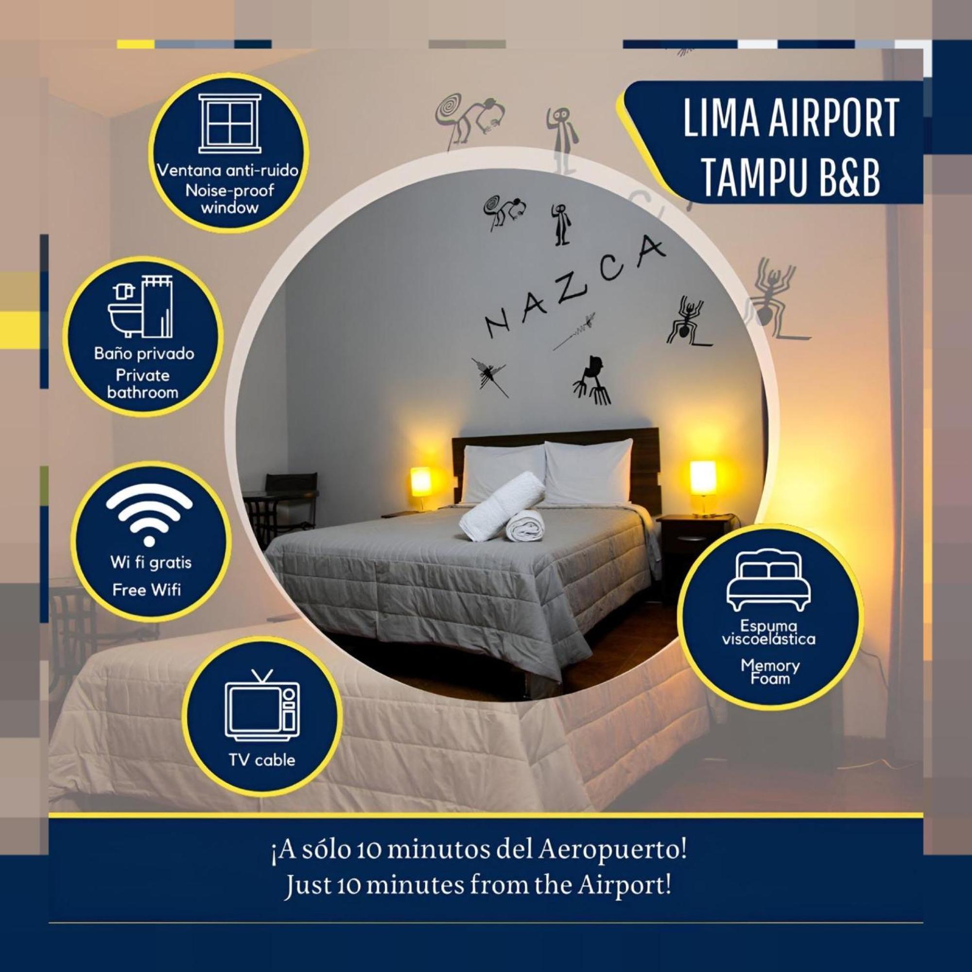 Bed and breakfast Lima Airport Tampu Extérieur photo